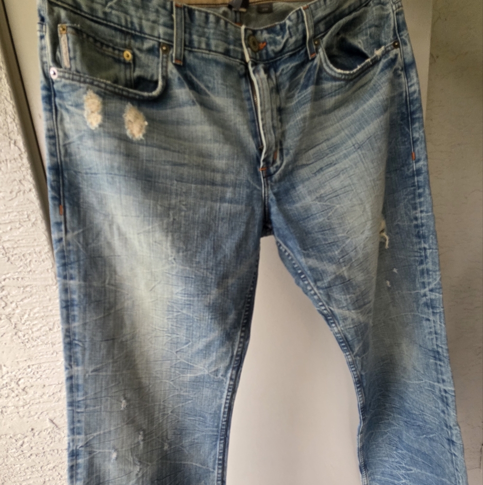 Armani Exchange Light Blue Relaxed Jeans